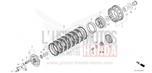 EMBRAYAGE (NT1100A) NT1100AT de 2026